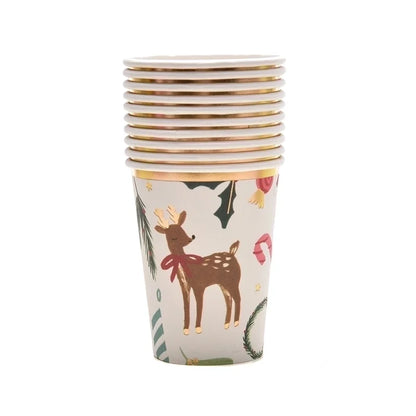 Christmas Cute Classic Animal Party Tableware Tableware