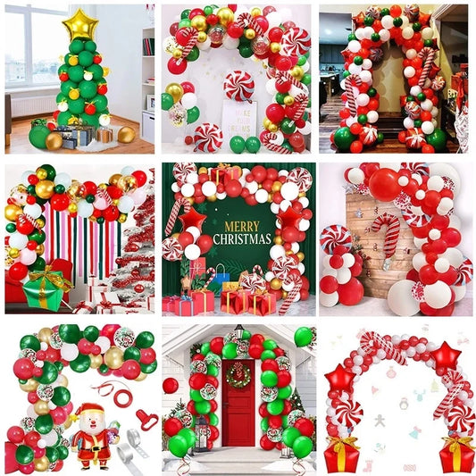 Christmas Casual Christmas Tree Star Emulsion Party Balloon Balloons