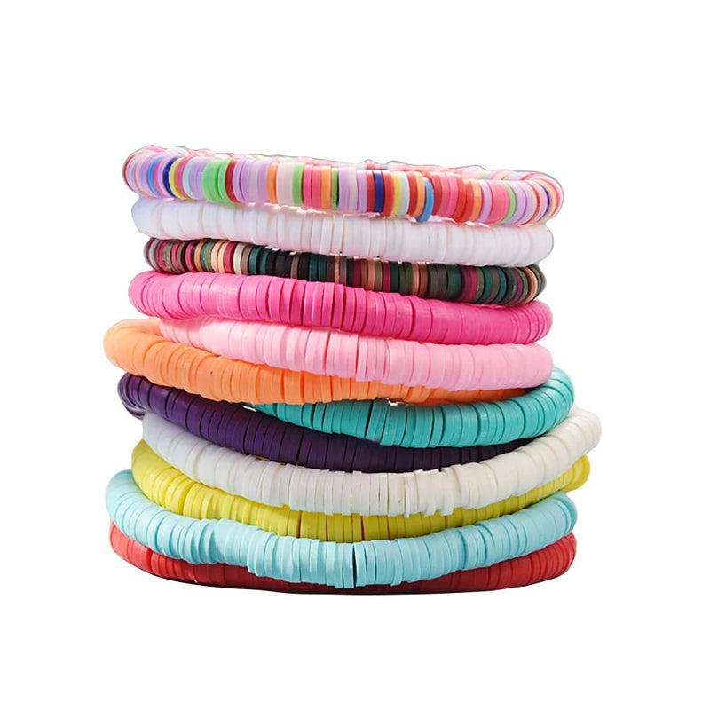 Hot Sale Heishi Bohemian Soft Bracelet Halloween Christmas Soft Bracelet Bangle