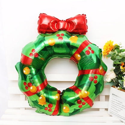 Christmas Casual Christmas Tree Santa Claus Snowman Aluminum Film Party Balloon Balloons