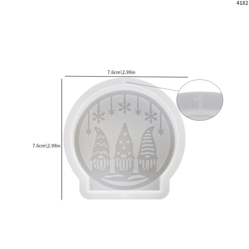 Christmas Cute Christmas Tree Santa Claus Christmas Socks Silica Gel