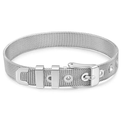 Vintage Style Classic Style Roman Style Roman Numeral Titanium Steel 18K Gold Plated Bangle In Bulk Stainless Steel Bracelets