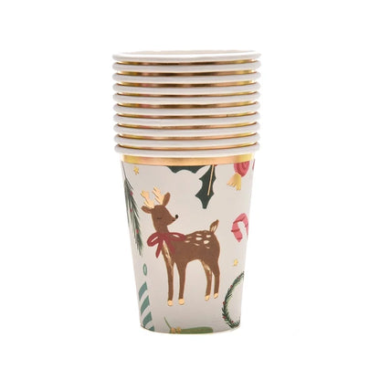 Christmas Cute Classic Animal Party Tableware Tableware