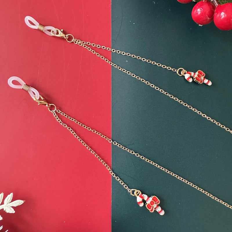 Vacation Christmas Tree Alloy Christmas Women's Glasses Chain