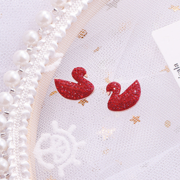 Korean Geometric Titanium Steel Stud Earrings