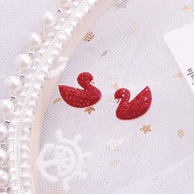 Korean Geometric Titanium Steel Stud Earrings