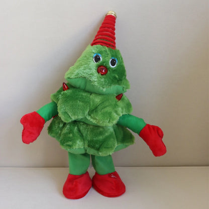 Christmas Tree Elderly Elk Doll With Singing And Dancing Recording Electric Plush Toy Christmas Gift