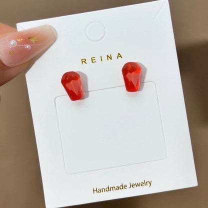 1 Pair Fashion Leaf Flower Bow Knot Imitation Pearl Alloy Rhinestones Earrings