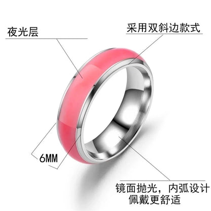 5 Pieces Fashion U Shape Stainless Steel Rings Stainless Steel Rings