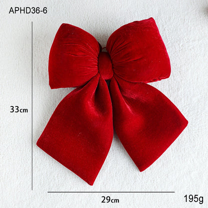 Christmas Minimalist Classic Style Bow Knot Holiday Festival Hanging Ornaments Decorations Hanging Ornaments