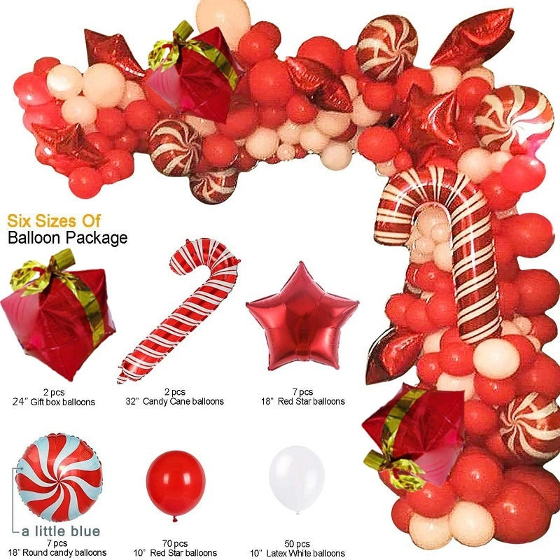 Christmas Casual Christmas Tree Star Emulsion Party Balloon Balloons