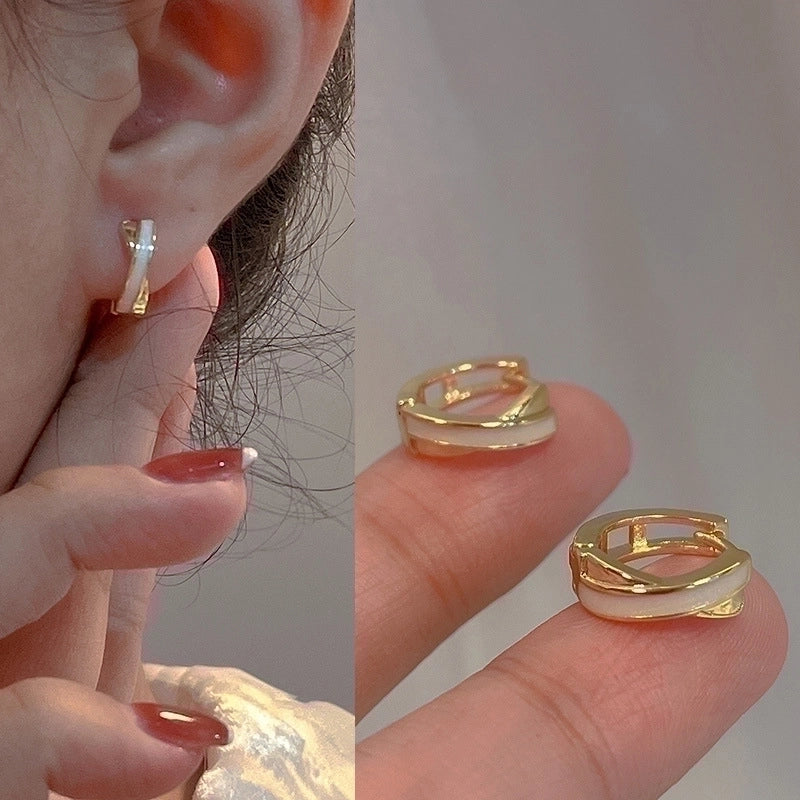 2 Pieces Fashion Heart Shape Flower Copper Beaded Plating Inlay Pearl Zircon Earrings Ear Studs 1 Pair