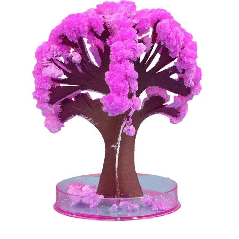 Magic Christmas Tree Children's Handmade Diy Homemade Paper Tree Flowering Christmas Gift Decoration Creative Educational Toys