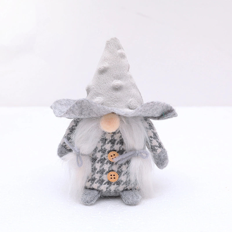 Christmas Cute Houndstooth Cloth Party Rudolph Doll