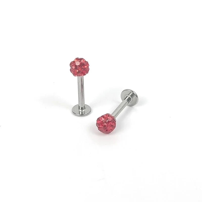 1 Piece Ear Cartilage Rings & Studs Minimalist Geometric 304 Stainless Steel Lip Rings