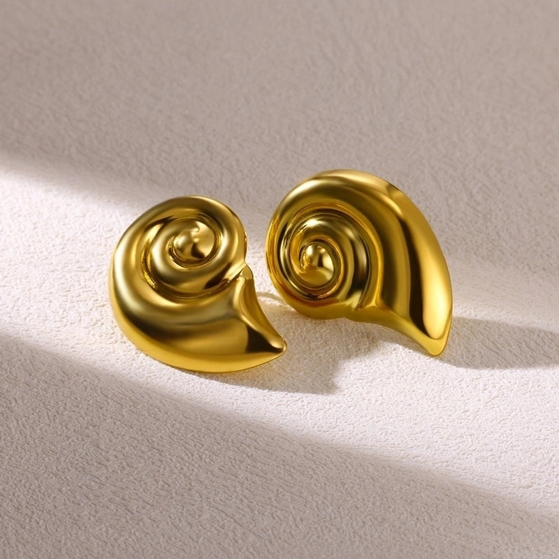 1 Pair Elegant Vintage Style Heart Shape Bow Knot 304 Stainless Steel 18K Gold Plated Ear Studs