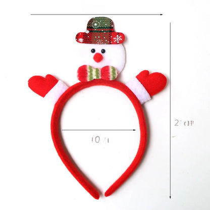 Christmas Hairband Old Man Snowman Elk Horn Headband Christmas Decorations Children Party Headdress