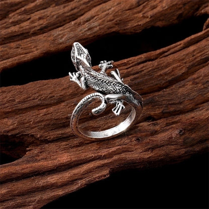 Fashion Snake Lizard 201 Stainless Steel Alloy Rings