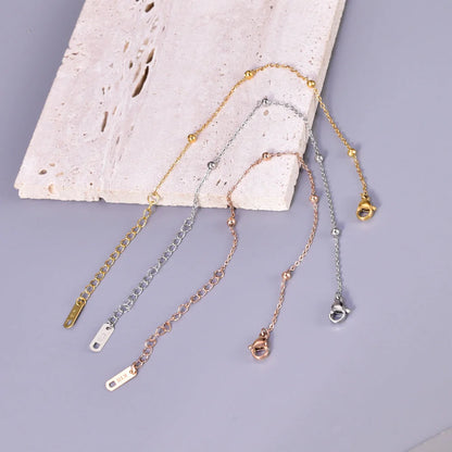 Unisex Korean Heart Anklets