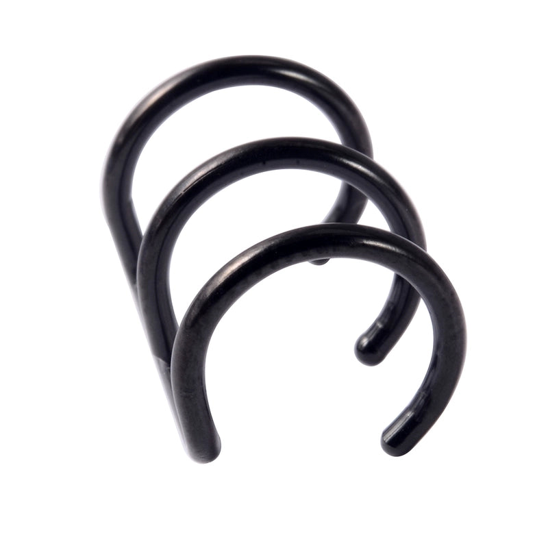 10 Pieces Casual Vacation Tropical Solid Color Polishing 304 Stainless Steel 18K Gold Plated Ear Cuffs