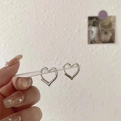 2 Pieces Retro Flower Copper Inlay Zircon Drop Earrings Ear Studs 1 Pair