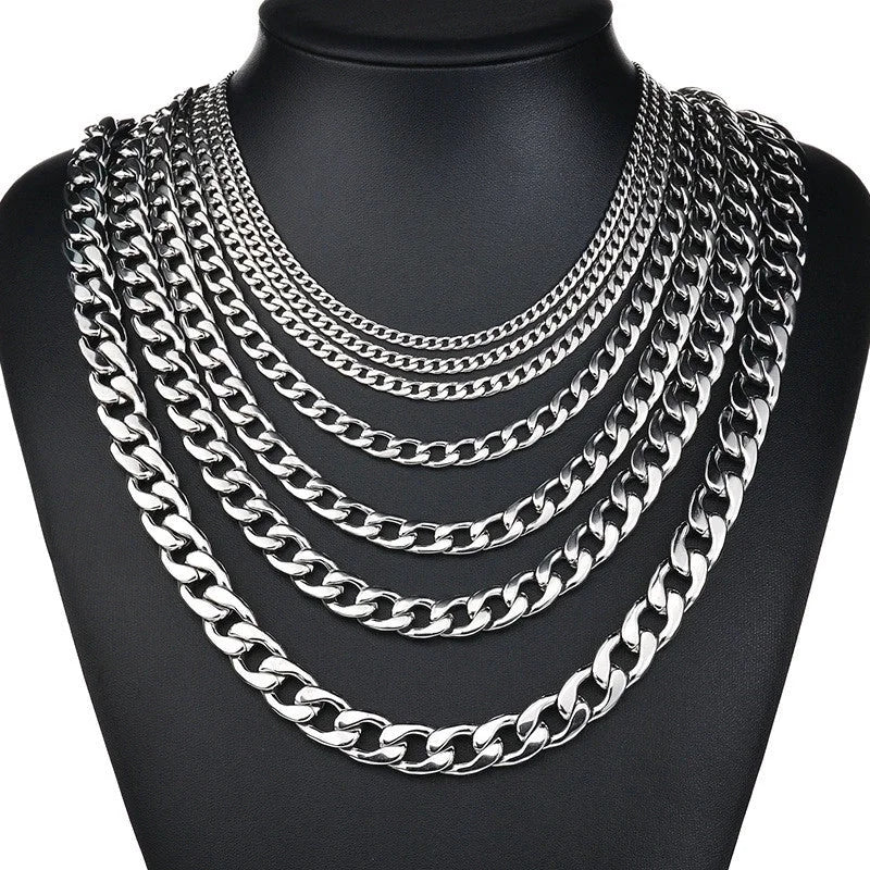 Minimalist Waves 304 Stainless Steel Layered Necklaces