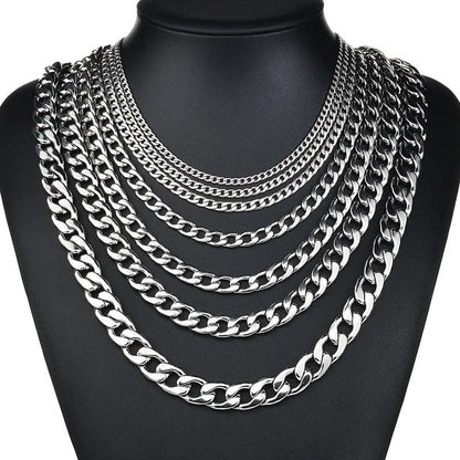 Minimalist Waves 304 Stainless Steel Layered Necklaces