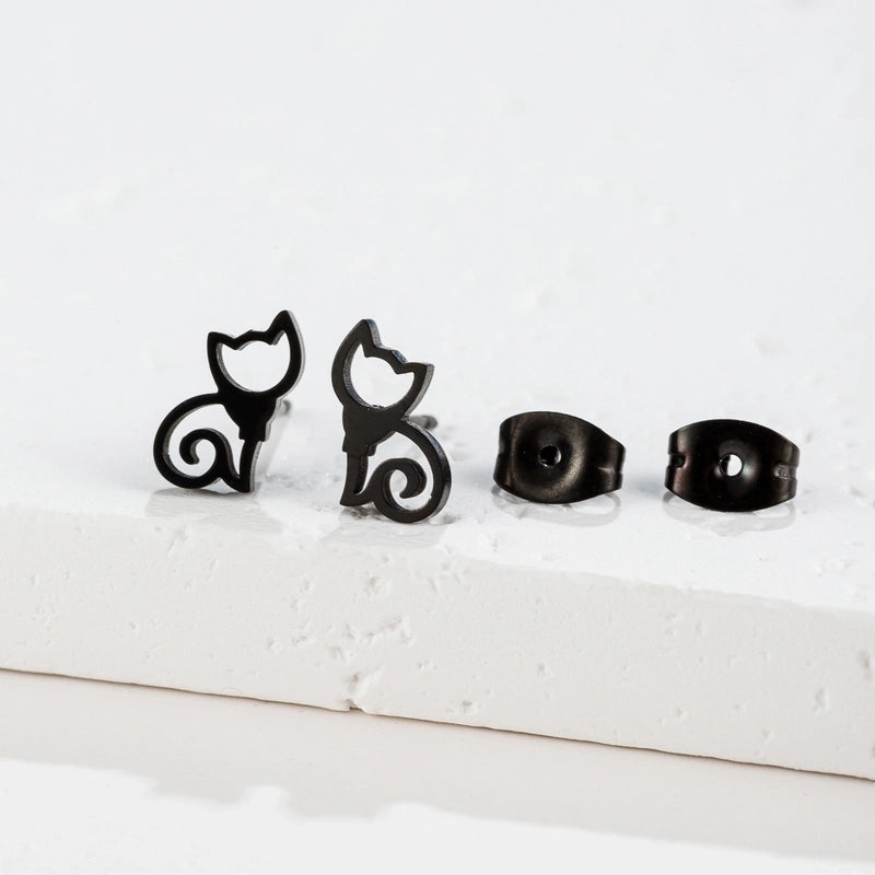 1 Pair Christmas Sweet Minimalist Snowflake Irregular Polishing Plating 304 Stainless Steel 18K Gold Plated Ear Studs