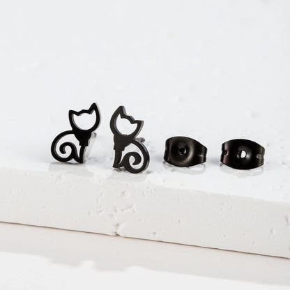 1 Pair Christmas Sweet Minimalist Snowflake Irregular Polishing Plating 304 Stainless Steel 18K Gold Plated Ear Studs