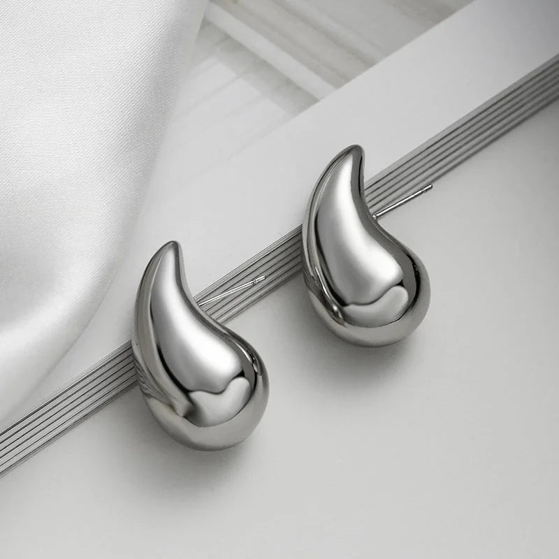 1 Pair Minimalist Commute Geometric Plating Copper 18k Gold Plated Ear Studs