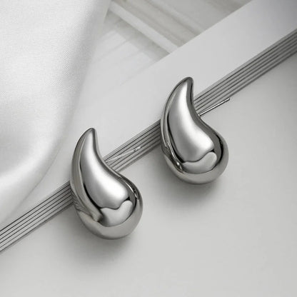 1 Pair Minimalist Commute Geometric Plating Copper 18k Gold Plated Ear Studs