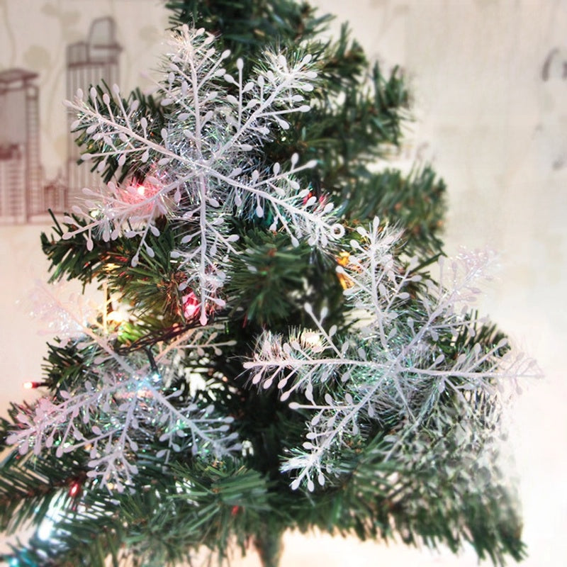 Cross-border Christmas Decorations Christmas Tree Pendant Snowflake Hanging Ball Pine Cone Gift Bag Christmas Old Man Small Drum Butterfly