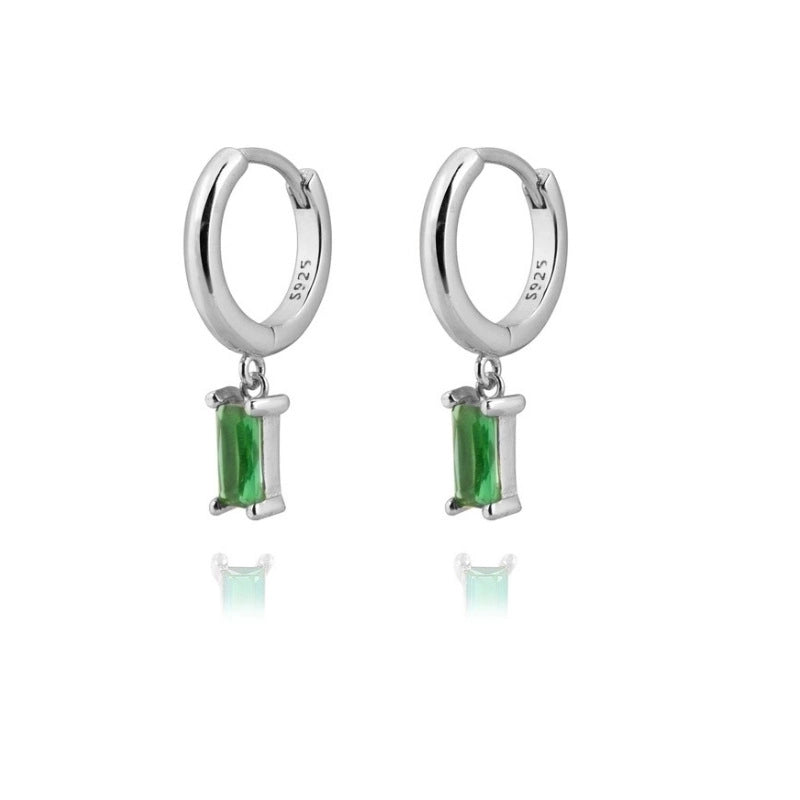 1 Pair Streetwear Devil\'s Eye Heart Shape Butterfly Plating Inlay Copper Zircon Drop Earrings