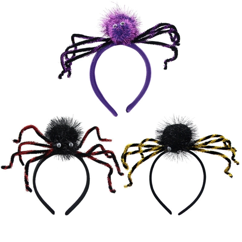 Halloween Funny Spider Plastic Party Festival Headband Party Accessories Party Supplies