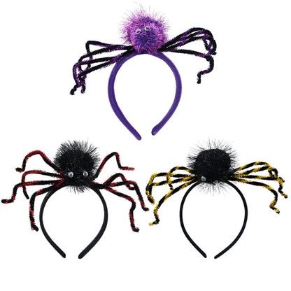 Halloween Funny Spider Plastic Party Festival Headband Party Accessories Party Supplies