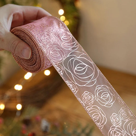 Christmas Nordic Style Minimalist Solid Color Polyester Casual Holiday Party Colored Ribbons Party Accessories