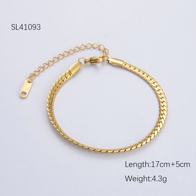 Retro Waves 304 Stainless Steel Bracelets In Bulk