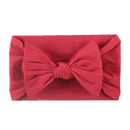 Kid's Fashion Solid Color Bow Knot Cloth Braid Hair Band