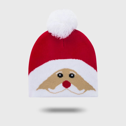 Children Unisex Cute Santa Claus Elk Wool Cap