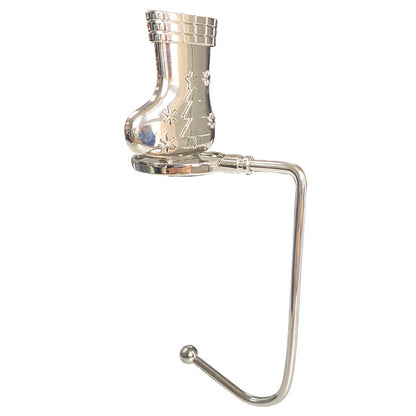 Christmas Fireplace Hook Metal Bag Hook Snowflake Christmas Stocking Hook In Stock