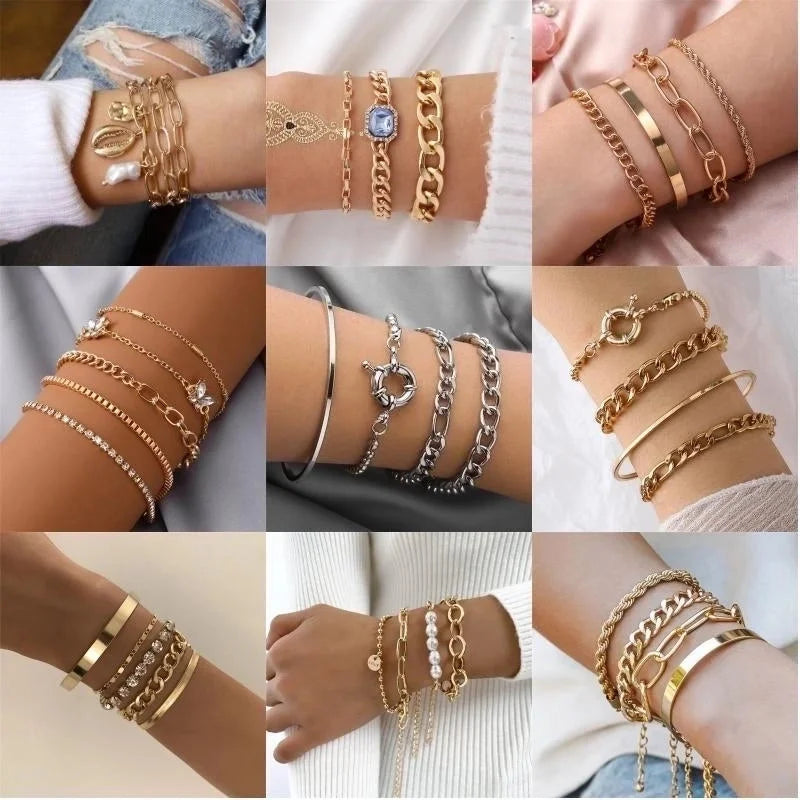 Casual Punk Minimalist Geometric Butterfly Alloy Gold Plated Artificial Gemstones Artificial Diamond Bangle In Bulk