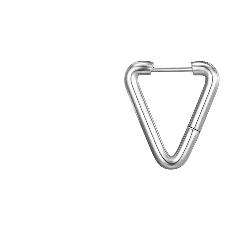 1 Piece Fashion Square Plating 201 Stainless Steel 18K Gold Plated Earrings