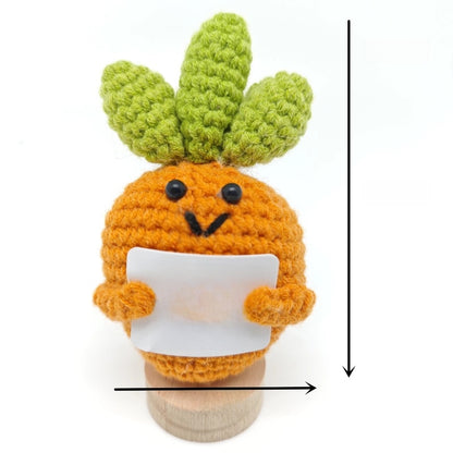 Cute Animal Fruit Vegetable Yarn Ornaments Artificial Decorations
