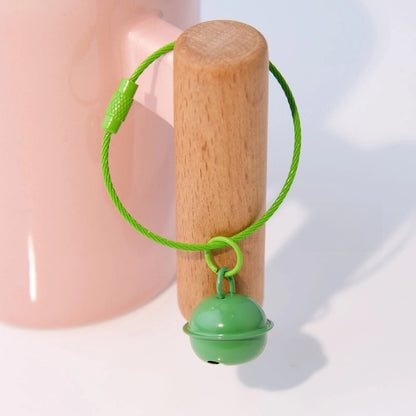 Cute Solid Color Bell Metal Unisex Bag Pendant Keychain 1 Piece