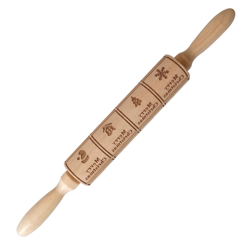 Christmas Cartoon Style Ethnic Style Elk Theaceae/Muhe Rolling Pin 1 Piece