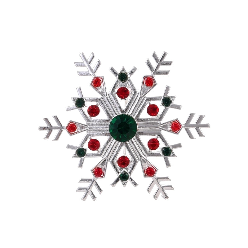 IG Style Cartoon Style Minimalist Tree Snowman Snowflake Alloy Enamel Inlay Rhinestones Unisex Brooches