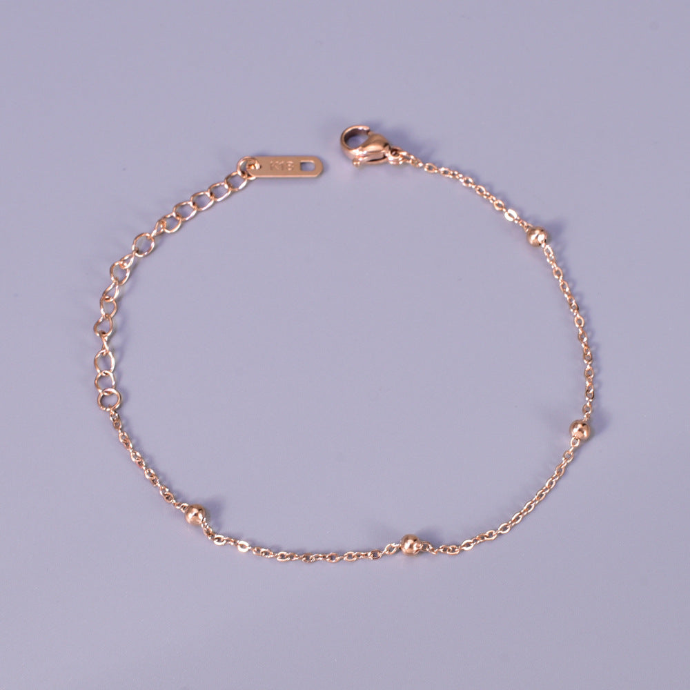 Unisex Korean Heart Anklets