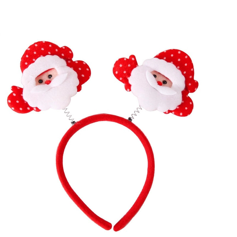 Christmas Casual Christmas Tree Santa Claus Snowman Plastic Party Costume Props Party Accessories