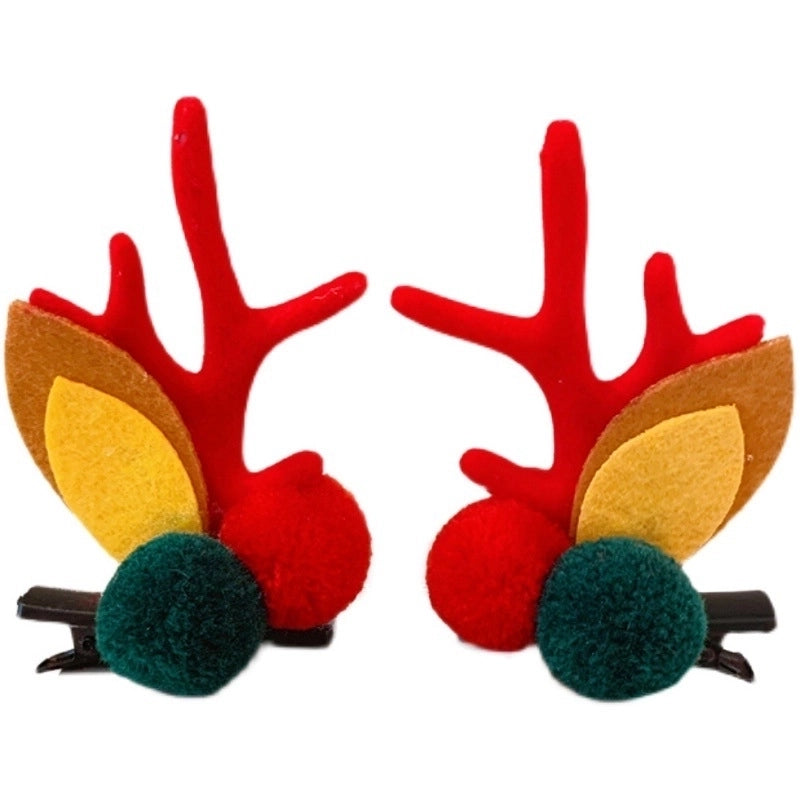 Christmas Fashion Antlers Plastic Festival