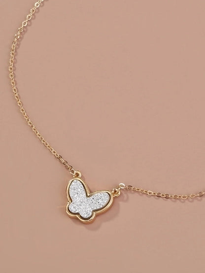 Copper Hip-Hop Retro Polishing Solid Color Snake Necklace